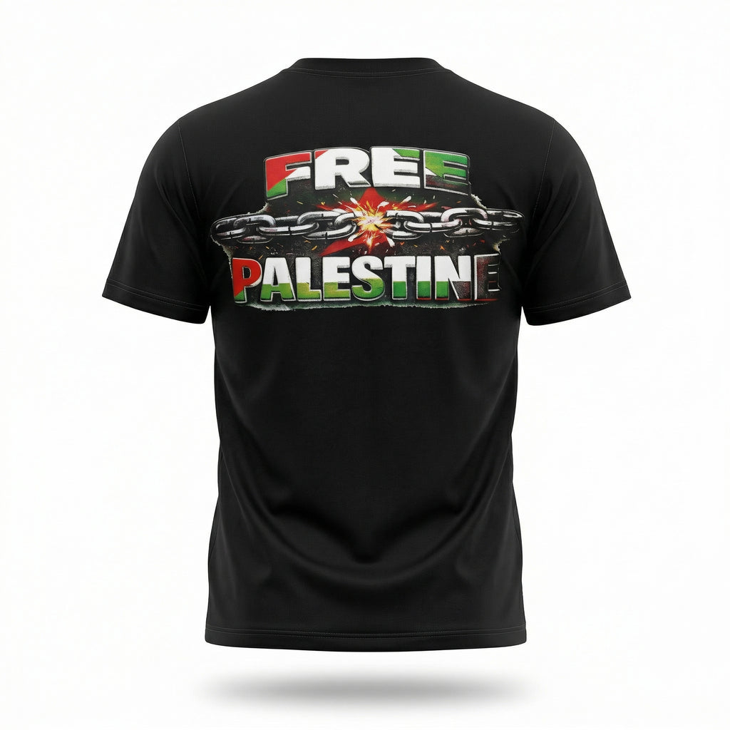 Free Palestine Puff Print T-Shirt