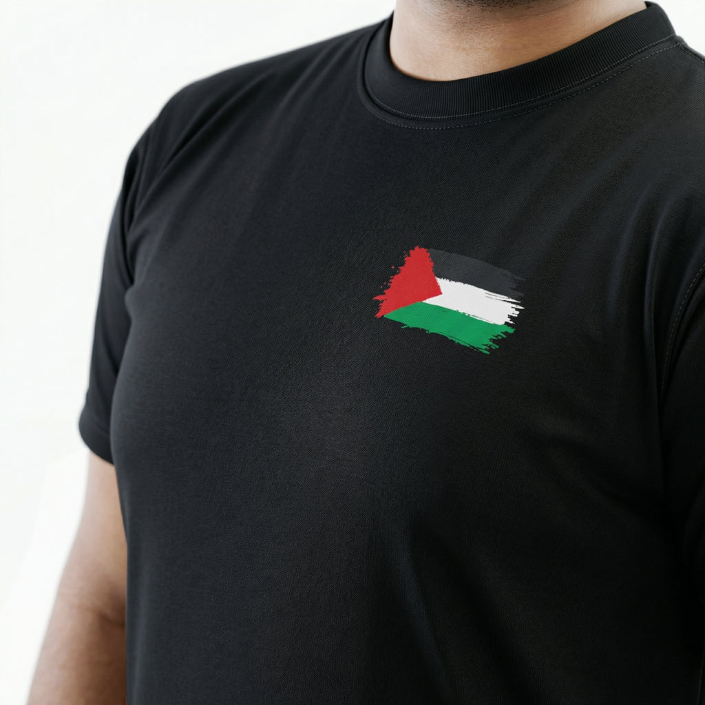 Free Palestine Puff Print T-Shirt
