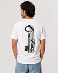 Palestine Key & Keffiyeh Unisex T-Shirt – White